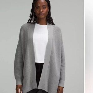 Lululemon merino wool-blend wrap sweater 6